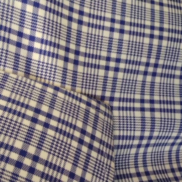 Brooks Brothers Regent Fit Blue/White Glen Check Plaid Shirt 18 - 35 - Picture 5 of 9